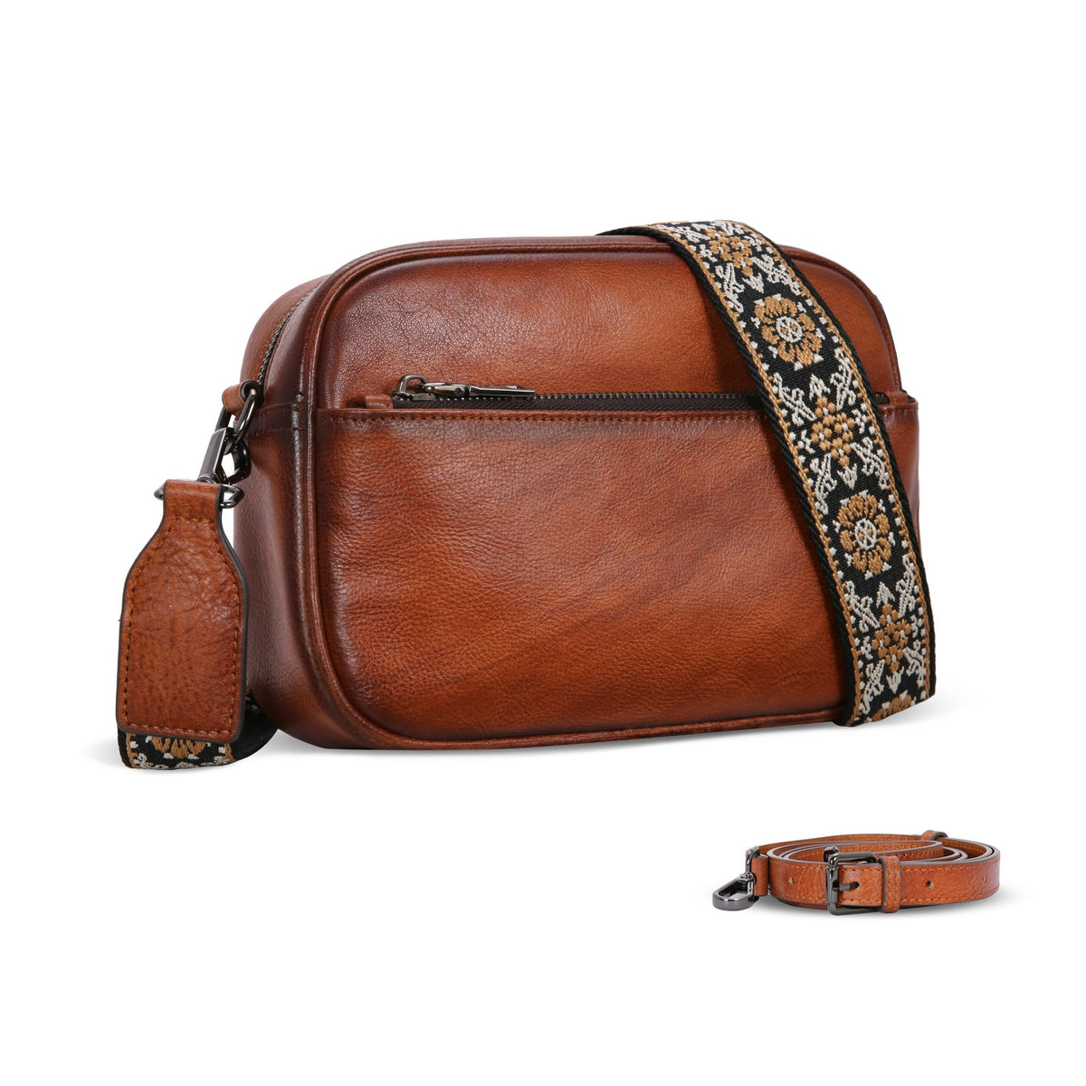 Genuine Leather Shoulder Handbags V960704