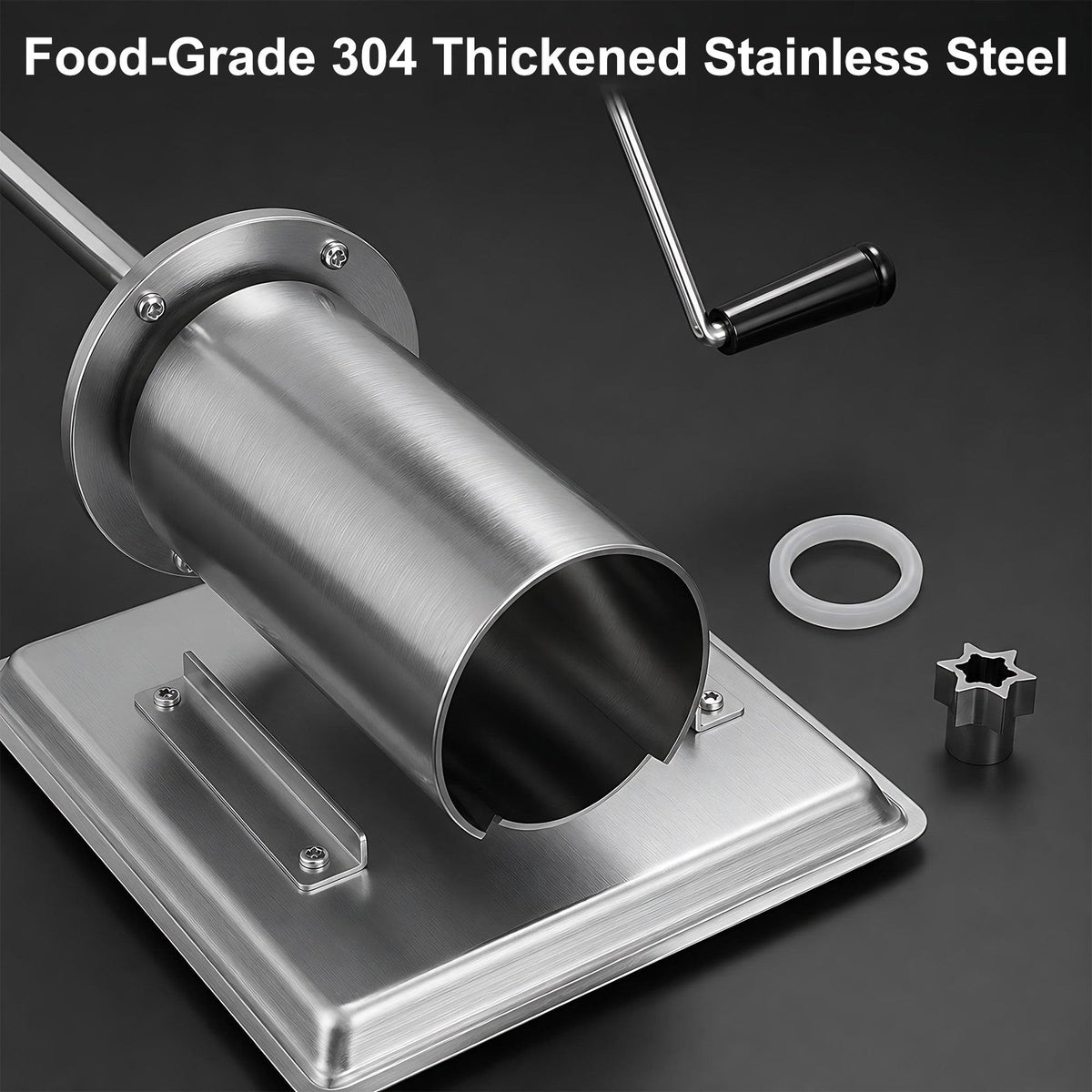Manual Churros Maker with 4 Pastry Nozzles B35487
