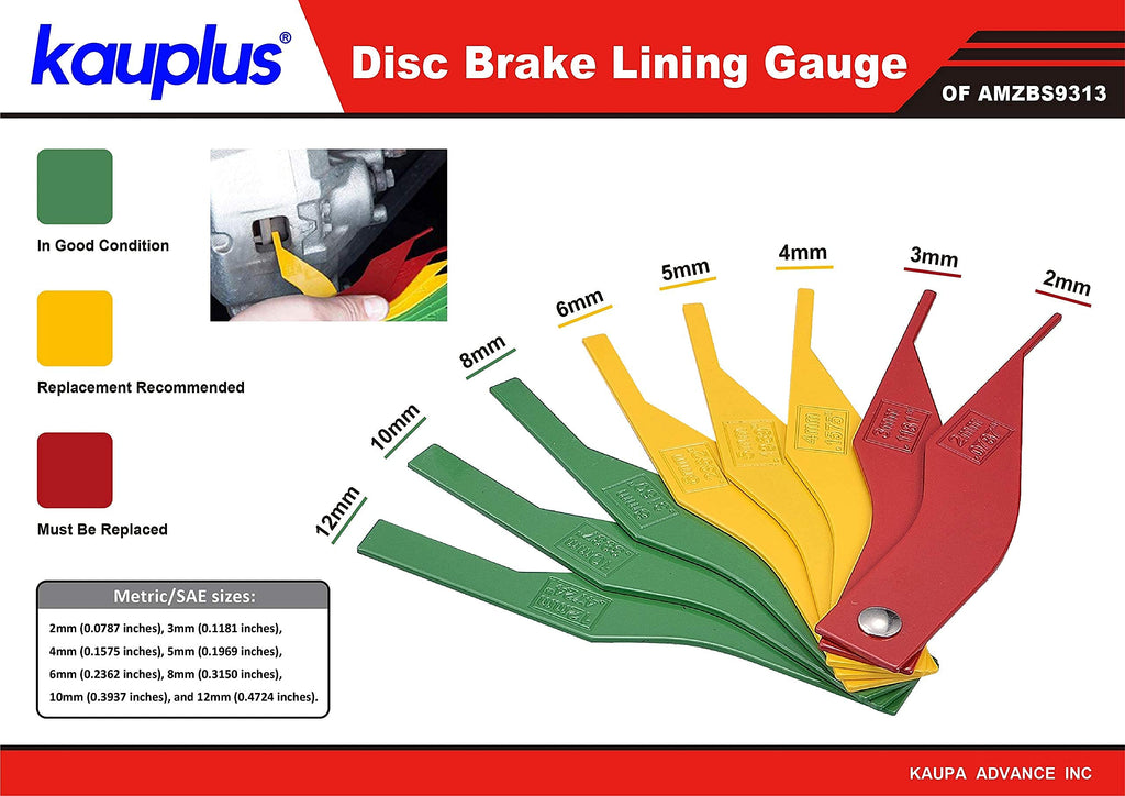 14-Piece Drum Brake Tool Set with Brake Lining Gauge Y439535