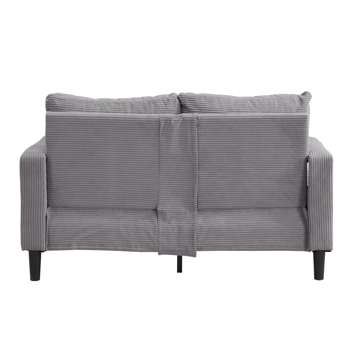 Light Gray 2-Seat Upholstered Loveseat Sofa A767846