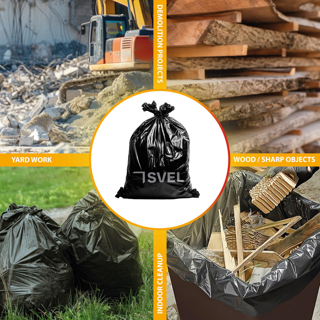 Heavy Duty 42 Gallons 2 Mil Trash Bag O863