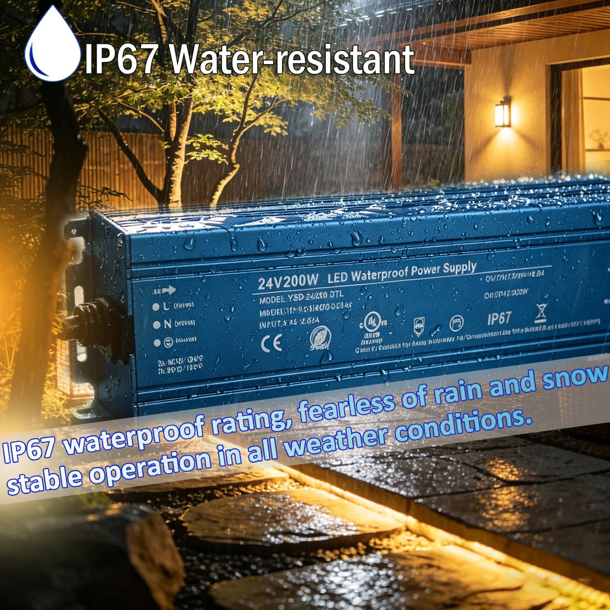 24V 200W UL Listed LED Power Supply R7100