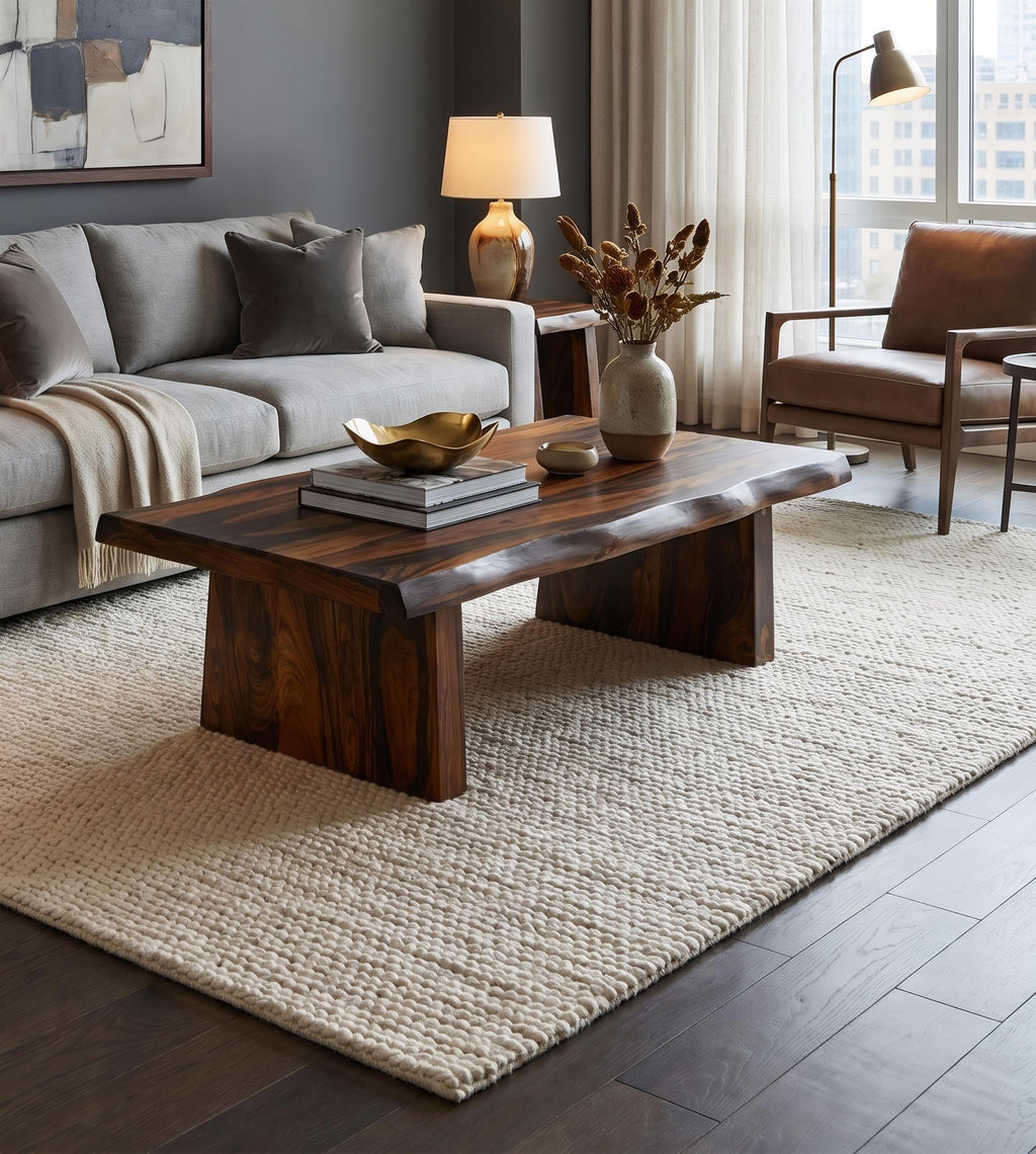 Live Edge Solid Wood Coffee Table L871